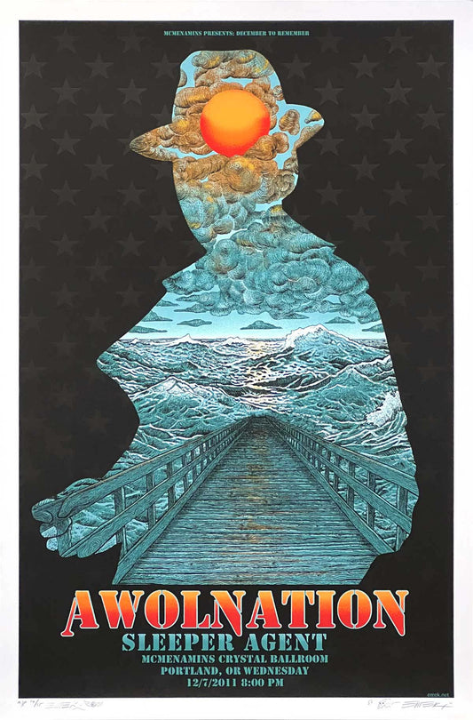 Awolnation Sleeper Agent Poster by Emek