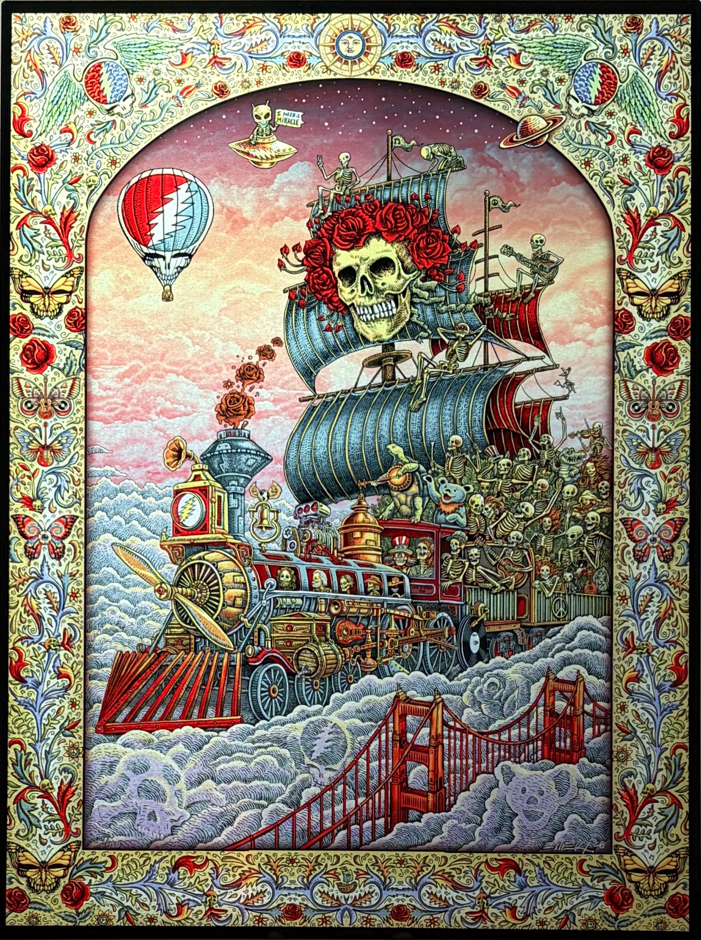 Pirate Ship Metal Print