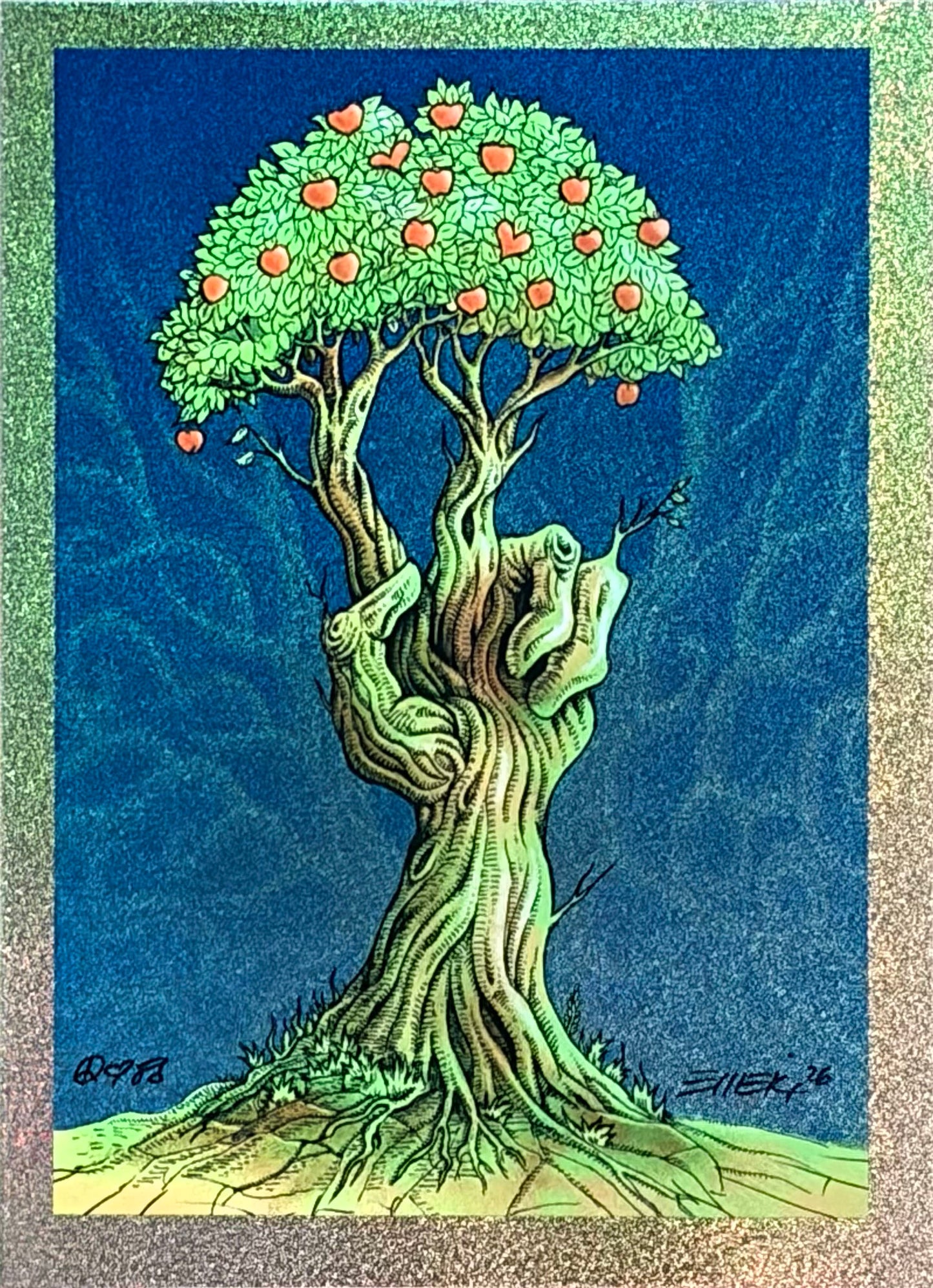 Peace Tree Handbill - Foil