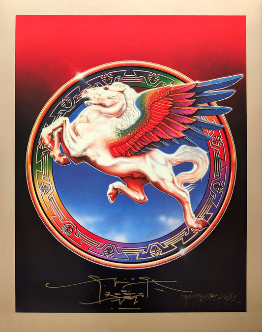 Pegasus Gold Poster by Stanley Mouse