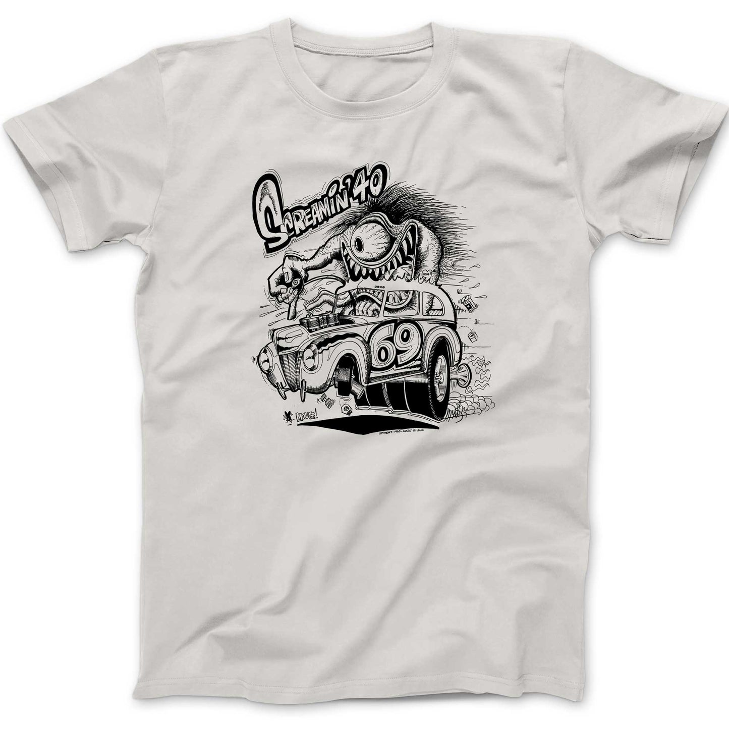 Screamin' 40 Hot Rod Tee by Stanley Mouse