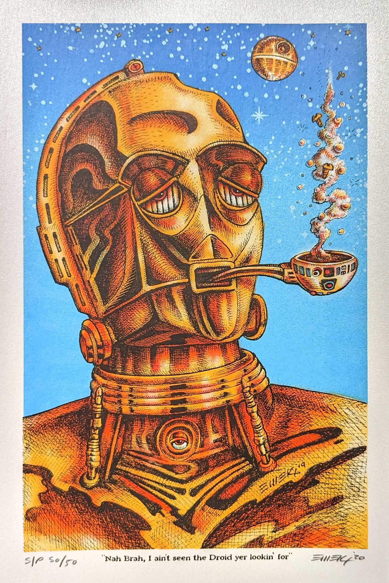 Set of 12 Stoned Wars Mini Prints by Emek
