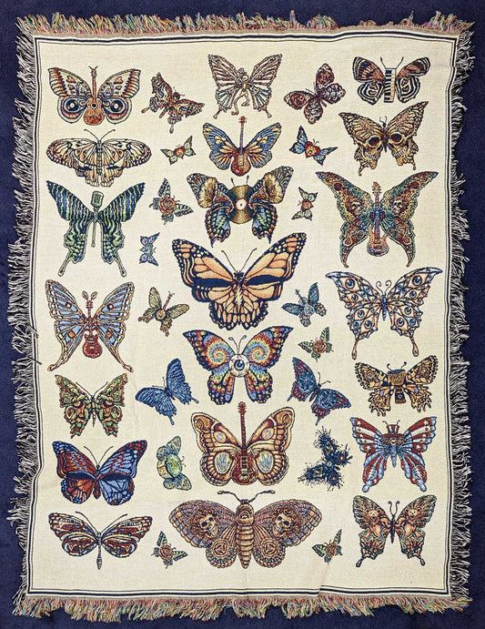 Dead Butterflies Blanket by Emek