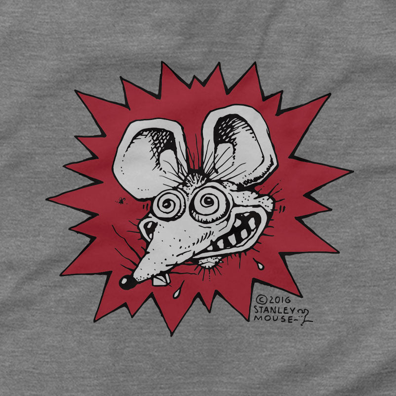 Crazy Mouse Tee by Stanley Mouse