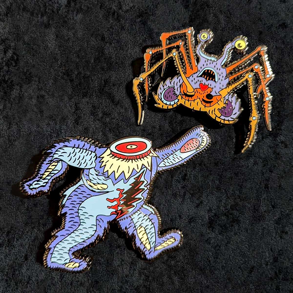 Steal Your Face Bear Pin by Emek