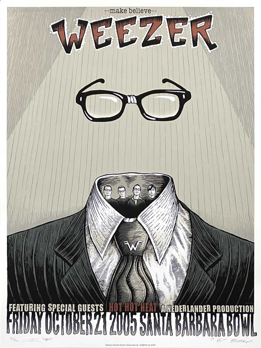 Weezer Make-Believe Man Poster by Emek