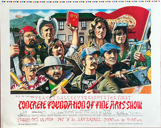 Concrete Foundation of Fine Arts Show Proof Sheet