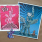 Die Spitz Portland Poster - Pink