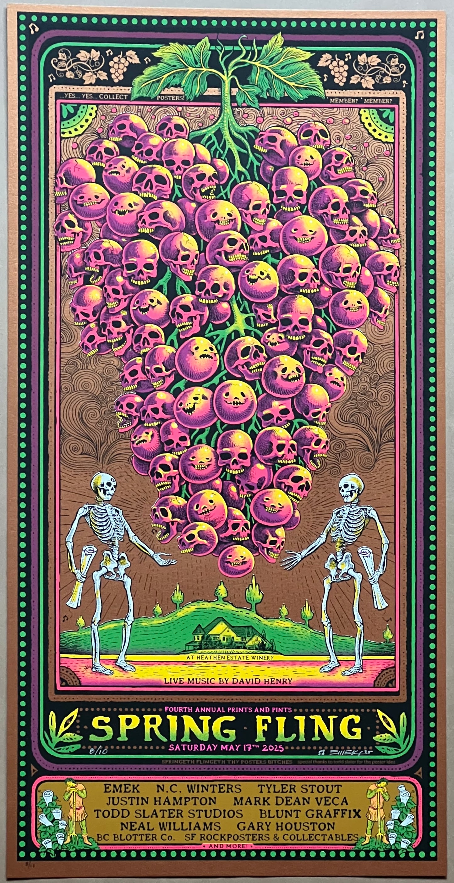 Spring Fling 2025 Poster - Copper