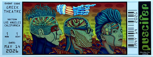 Puscifer Los Angeles 26 Ticket