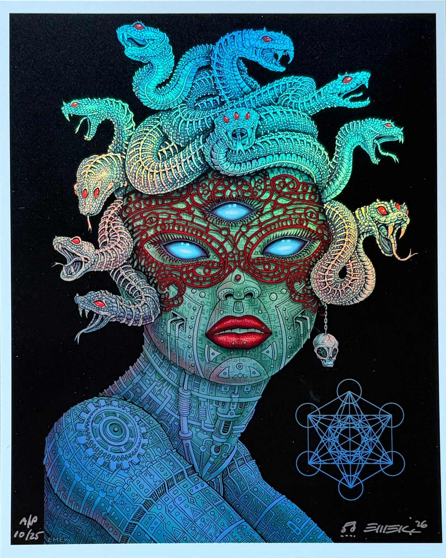 Medusa Mini Print - Regular Foil