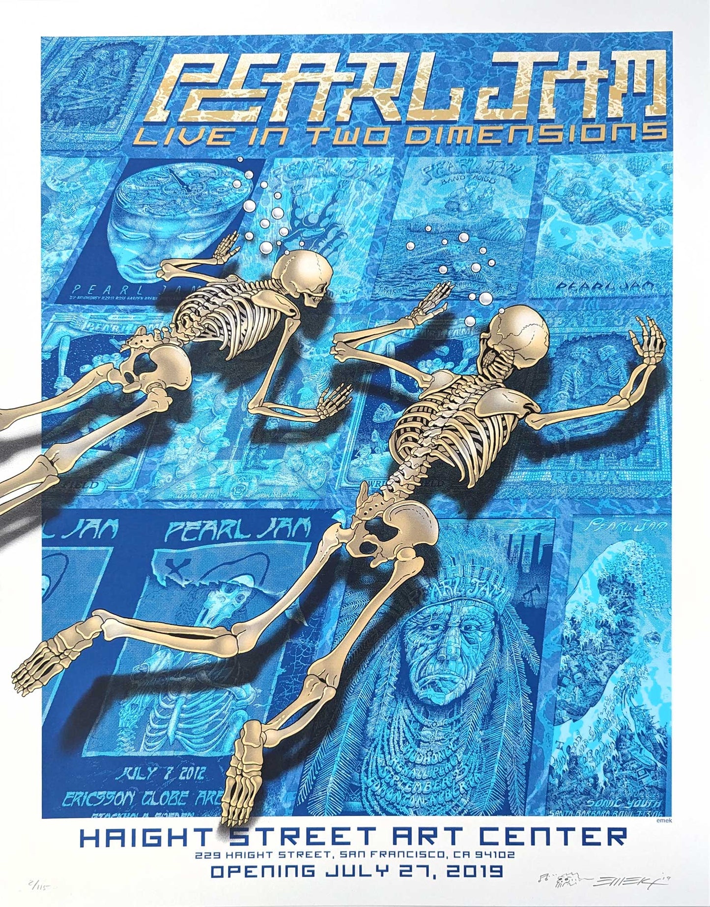 Pearl Jam L2D Opening Poster by Emek