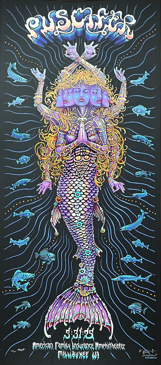 Puscifer Mermaid Poster - Artist Edition