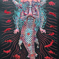 Puscifer Mermaid Poster - Red Shimmer Foil