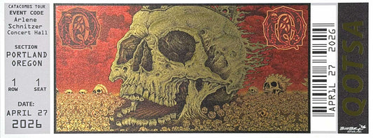 QOTSA Portland 26 Gold Ticket