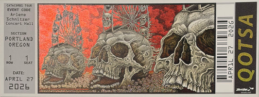 QOTSA Portland 26 Sparkle Ticket