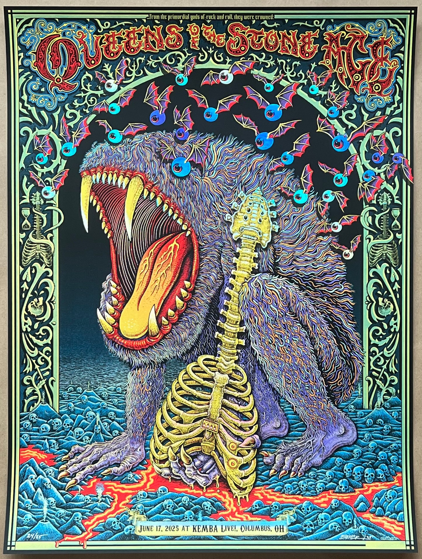 QOTSA Monster Poster - Regular Foil