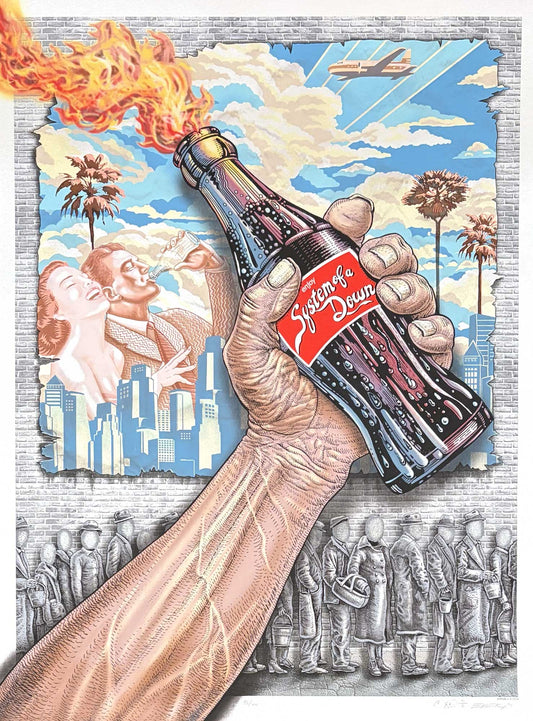 System of a Down 30th Anniversary Poster - Blue Sky