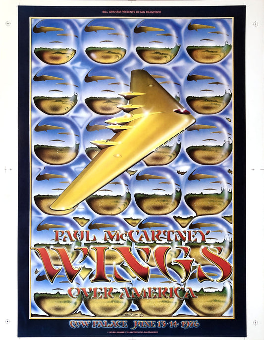 1976-06-13 Paul McCartney Wings Over America Proof Sheet