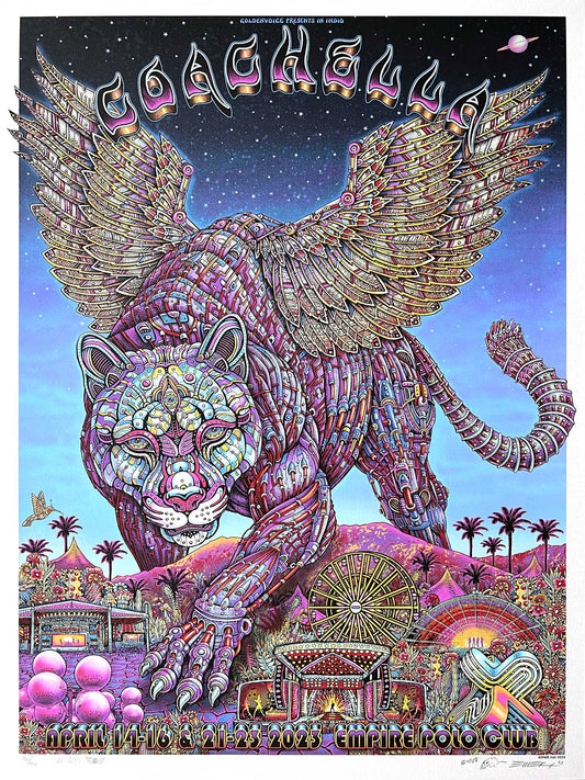 Coachella 2023 Poster by Emek