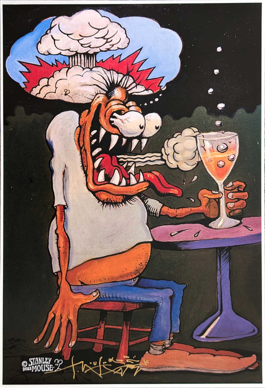 Atomic Blast Print by Stanley Mouse