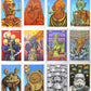 Set of 12 Stoned Wars Mini Prints by Emek