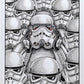 Stoned Wars VI Stoned Trooper #1 Mini Print by Emek