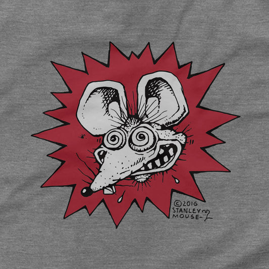 Crazy Mouse Tee by Stanley Mouse