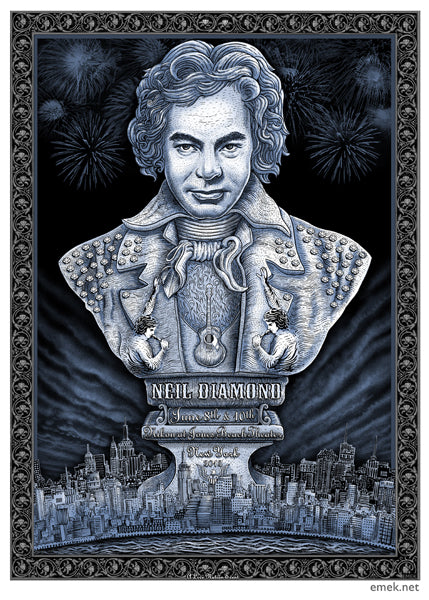 Neil Diamond 2012 Poster by Emek