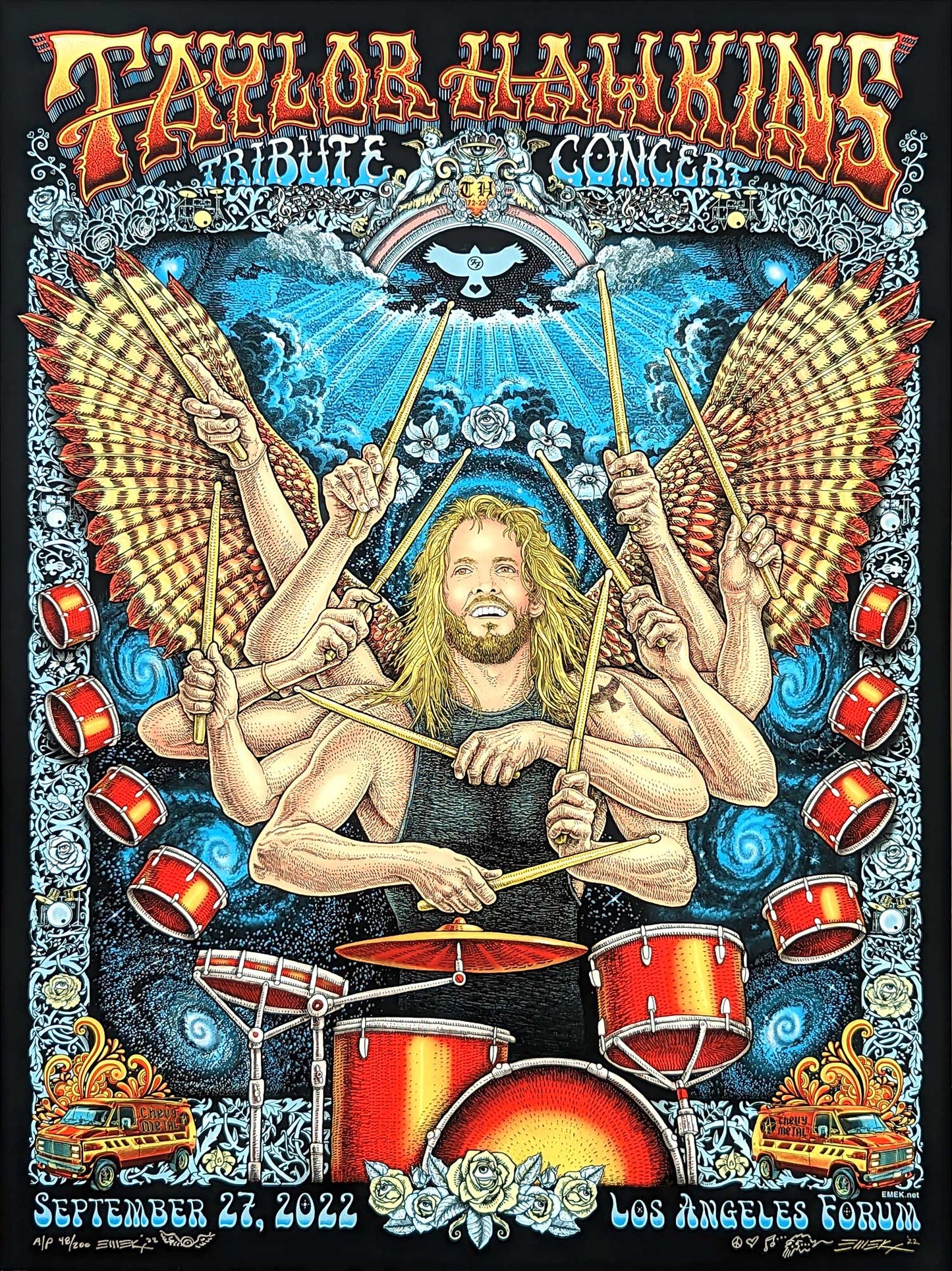 Taylor Hawkins A/P Poster by Emek